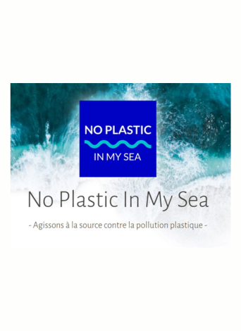 No plastic in my sea cadré